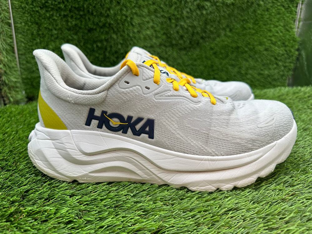 Hoka One One Arahi 8 1168690-SSTC Athletic Sneaker Men 9.5D Gray Jacquard Sports